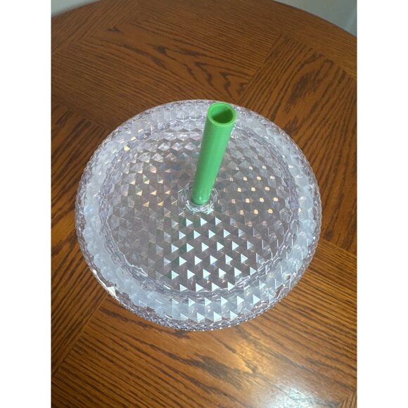 2021 Starbucks Iridescent Studded Tumbler Green Straw 24oz Acrylic Cup - Picture 6 of 10